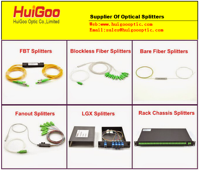 Sell optical couplers splitters plc splitter dual window couplers DWC FBT COUPLERS